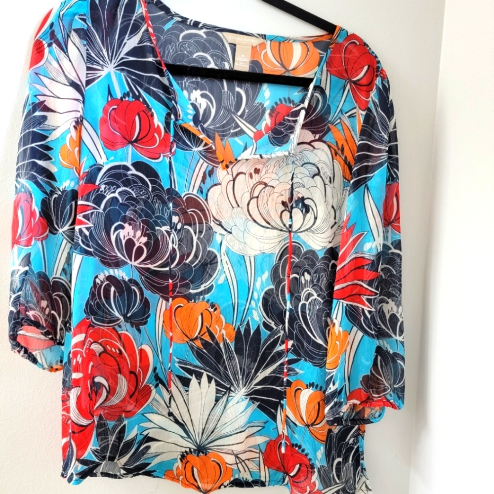 Sheer Banana Republic Tunic